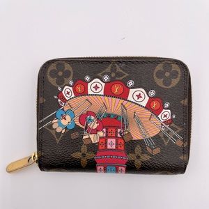 LOUIS VUITTON
Monogram Animation Swing Ride Zippy Coin Purse Pink Poppy.